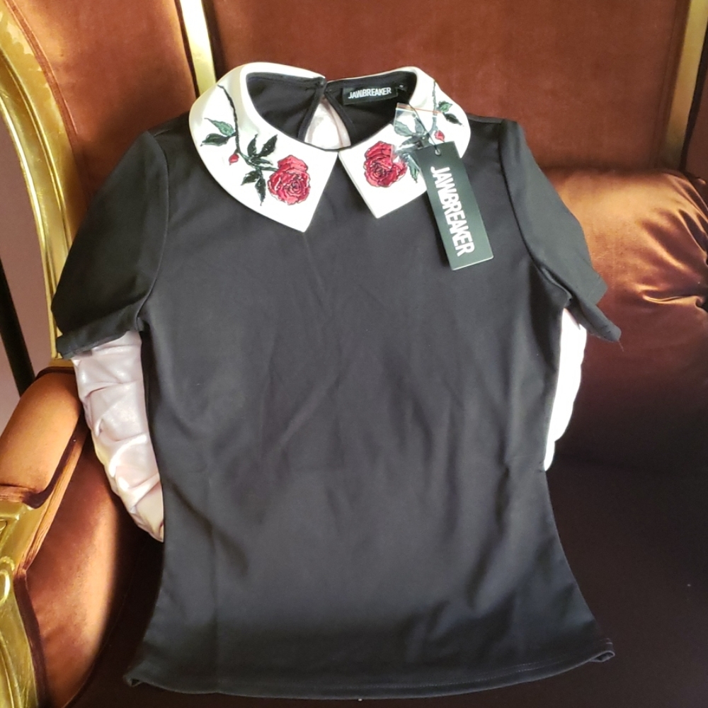 Jawbreaker Sleeping Beauty Collared Shirt Small